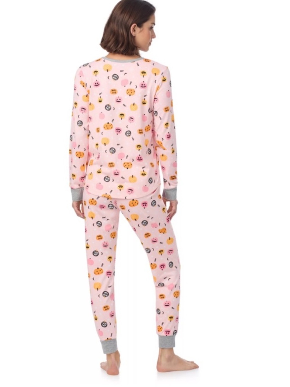 CUDDL DUDA HALLOWEEN
Pink Pumpkin & Skull Pajama
Set WOMEN's
Blush pumpkins - Picture 4 of 4